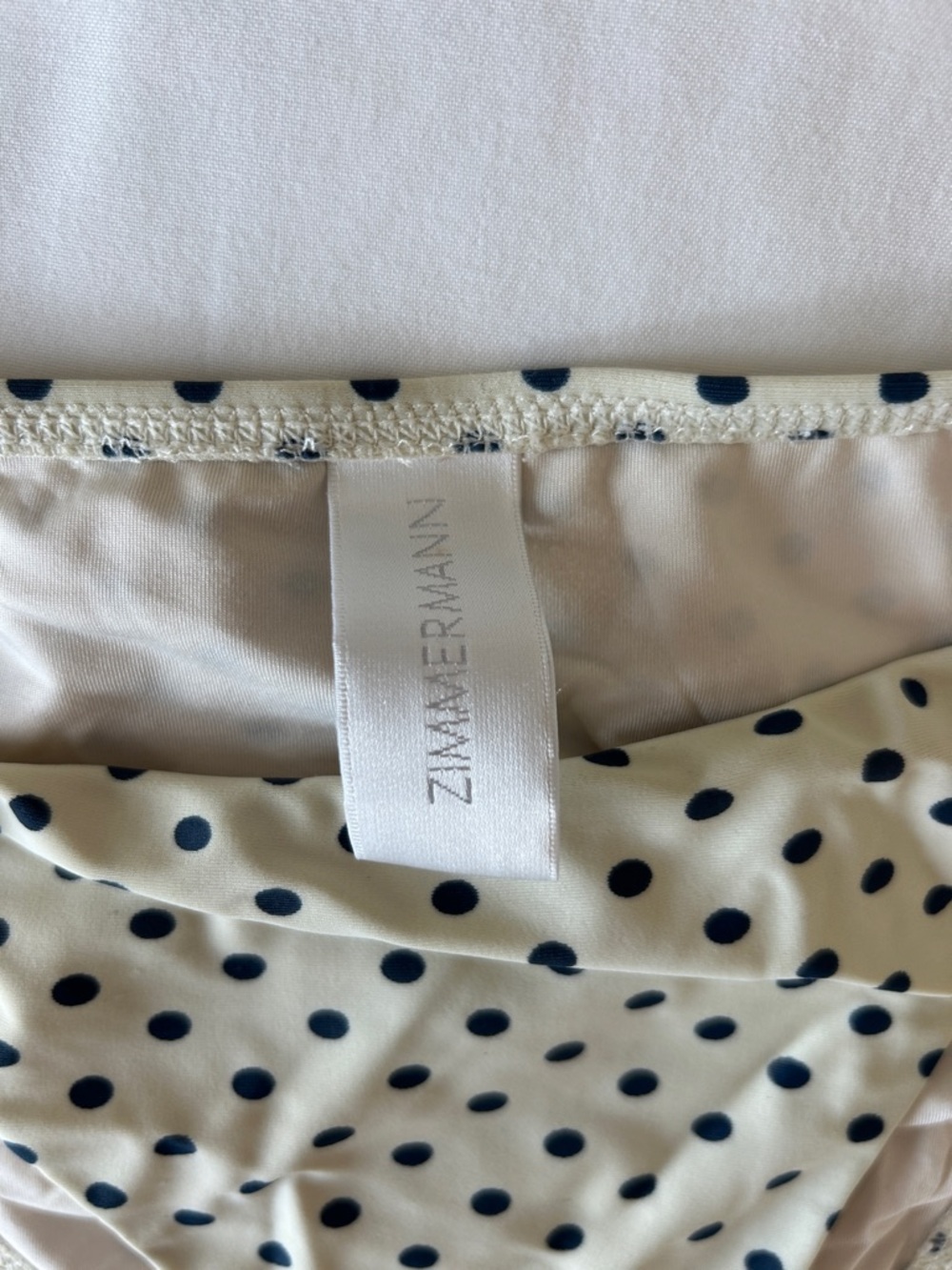 Zimmermann Navy Polka Dot Bikini aus2 Us6 - Picture 2 of 8